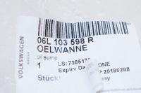 Audi a4 b9 нижняя поддон масляная 06l103598r оригинальная новая Недорого, фото thumb