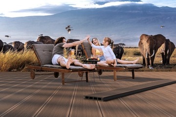 BERGDECK TUSCANIA Olivio композитная террасная доска, брашированная, 240×15см