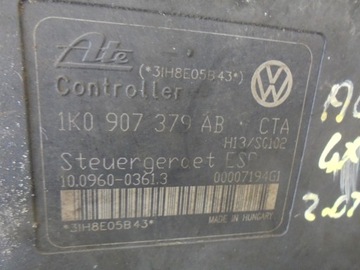 фото thumb №6, Насос abs 1k0907379ab seat altea 2.0 tdi 4x4