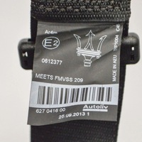 фото thumb №6, Maserati ghibli 2014 левая сторона pas безопасности сиденье заднего