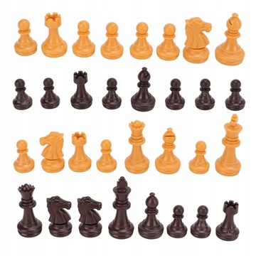 32 шт. ПЛАСТИКОВЫЕ ШАХМАТНЫЕ ФИГУРКИ