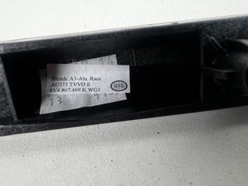 фото thumb №11, Планки декори панелі розподільчої планка декоративна audi a3 s3 rs3 8v 8v1853191