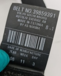 фото thumb №2, Pas натягувач лівий задня volvo xc70 39859391