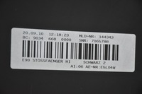 фото thumb №16, Бампер задний задняя bmw 3 e90 sedan