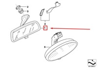 фото thumb №8, Bmw z3 coupe e36 interior rear вид mirror 7891423 51167891423