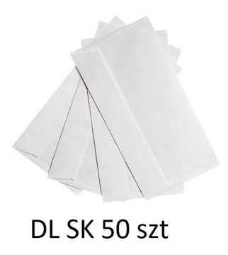 Конверты белые бумажные для писем DL 50шт SK