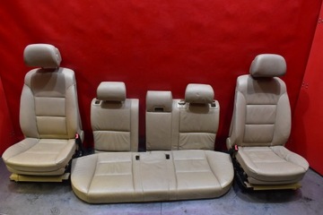 фото thumb №5, Сиденье сиденья комплект боковина обшивки кожаные eu bmw e61 рестайлинг 07-10