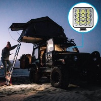Купить Лампа рабочая противотуманная фара led 48w прожектор naświetlacz водонепроницаемый 16 диод, фото thumb