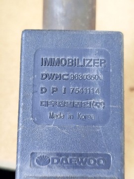 фото thumb №7, Колонка рулевая замок зажигания модуль иммобилайзер daewoo lanos 96303500