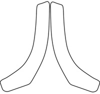 фото thumb №1, Наклейка пленка защитная крыло nissan note ii 2