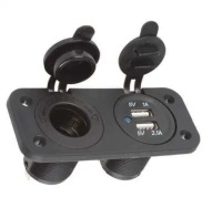 фото thumb №1, Панель автомобільний 2x usb 5v прикурювач 10a