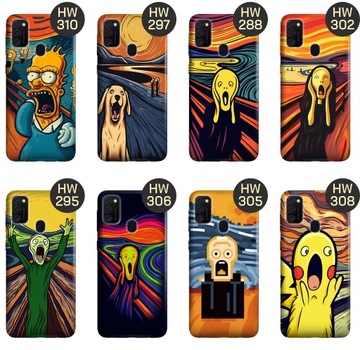 ETUI DO SAMSUNG GALAXY M21 WZORY KRZYK MUNCH EDVARD SCREAM OBUDOWA CASE
