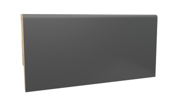 Listwa Przypodłogowa Antracyt Grafit 8cm- 80mm MDF