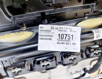 фото thumb №7, Audi q3 83a 3f сиденье правый s-line 20r.