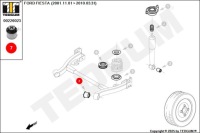 фото thumb №3, Втулка балка задній ліва права ford mazda fiesta fusion