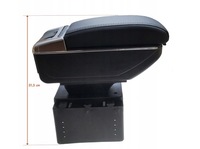 фото thumb №10, Підлокітник кришка універсальний ze бардачок чорний кронштейн na напої