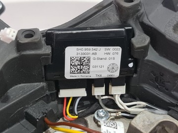 фото thumb №11, Руль с подогревом vw golf 8 passat tiguan r-line синяя нитка 5h0959542j