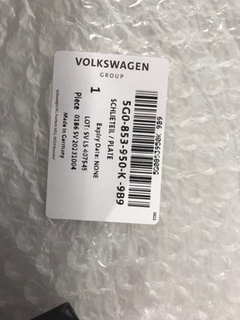 фото thumb №5, Решётка заглушка бампера передней vw golf vii gti 5g0853950k9b9