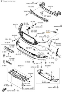 фото thumb №9, Кронштейны направляющие бампера перед mazda cx-5