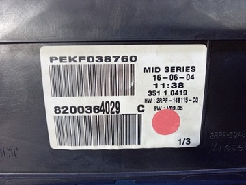 фото thumb №5, Megane ii 1.6 16v спидометр приборы eu 8200364029