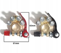 фото thumb №9, 2x клеммы + - соединители зажимы зажимов акумулятора положительный отрицательный авто