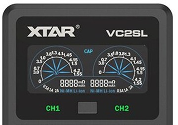 Ładowarka XTAR VC2SL 10440/26650 Li-ION/Ni-MH/NiCD