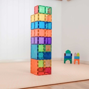 Rainbow Square Pack 42 Магнитные блоки Connetix