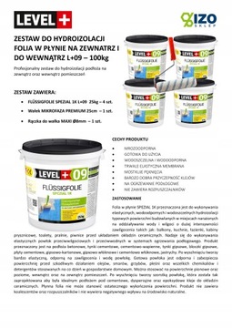 Folia w płynie 100kg Wałek Malarski Hydroizolacja
