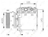 Купити Компресор компресор кондиціонера 32049 nrf, фото thumb