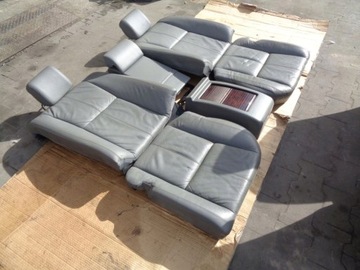 фото thumb №9, Mercedes s w221 диван длинный серый кожа кожаный