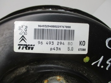 фото thumb №6, Citroen c3 02-08 1.4 hdi 16v підсилювач гальма насос