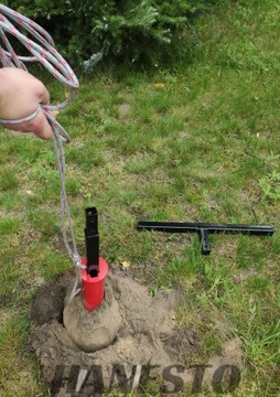 Wiertnica ręczna do studni 7m fi145mm + Szlamówka