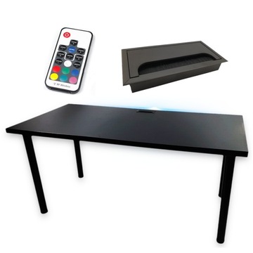 ИГРОВОЙ СТОЛ ЧЕРНЫЙ 120x60x36 СВЕТОДИОД ПРОИЗВОДИТЕЛЬ