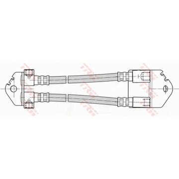 фото thumb №2, Шланг ham. зад ford transit 00-06