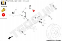 Купить Отбойник рессора fiat t doblo 05-09 универсальный версия панорама tedgum ted55753, фото thumb