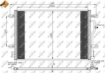 фото thumb №9, Радіаторів клімат. audi nrf 35465 конденсатор, кондиціонер