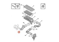 фото thumb №3, Ford fiesta v vi 1.4 tdci wąż труба воздухозаборник turbo