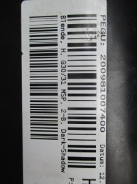 Bmw 5 g30 g31 диффузор накладка бампера задняя 21754011 Цена, фото thumb