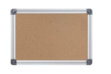 Пробковая доска в алюминиевой рамке BASIC 80х120.