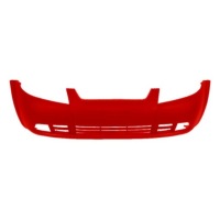 фото thumb №1, Бампер chevrolet aveo 2003-2004 червоний