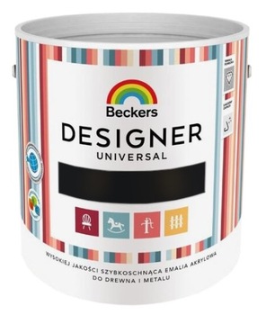 BECKERS DESIGNER 0,5л КРАСКА ЭМАЛЬ ДЕРЕВО МЕТАЛЛ