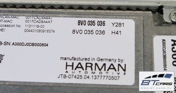 фото thumb №7, Audi a3 набір mmi 3g+ монітор зчитувач mib панель 8v0035036 8v0919604a 8v091