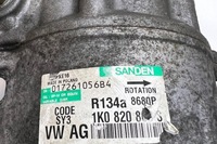 фото thumb №6, Компресор кондиціонера vw golf v 1k1 1k0820803s 1.9l дизель 77kw 2004