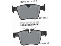 фото thumb №2, Гальмівні колодки задня jaguar i-pace 18-