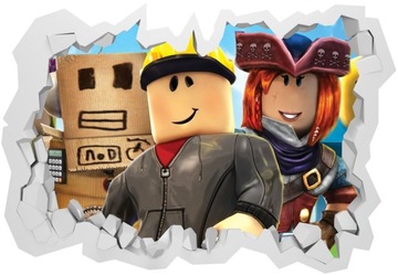 3D наклейки Roblox для детей 100х70