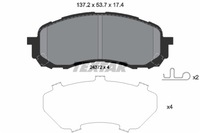 фото thumb №10, Гальмівні диски гальмівні колодки перед textar subaru impreza liftback