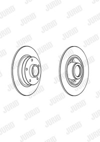 фото thumb №1, Диск тормозной/задний/ renault fluence 14-