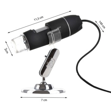 Набор цифровых микроскопов USB LED Zoom 1600