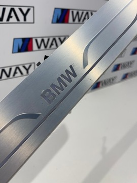 фото thumb №14, Bmw g11 планки накладки пороговые подсвечиваемый комплект европа