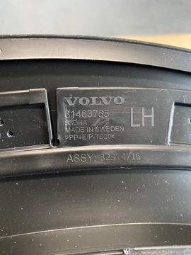 VOLVO V60 CC НАКЛАДКА НА КРЫЛО ЗАДНЯЯ ЛЕВАЯ 31463765